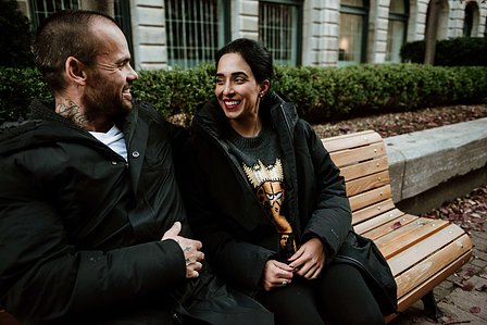 John KOO Photography; Marriage proposal MTL photo; Montreal Surprise proposal photographer; Old Montreal Surprise Proposal; Preet and Danny's Montreal surprise proposal photographer