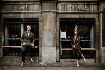 Adrien Bochereau and Vivien Gaumand; Fall Autumn photo shoot; Jessica and Chris's Montreal engagement photographer; John KOO Photography; L'ombre des Cosmos; Louis-Guy Roy; Montreal Pre-Wedding photographer; Montreal wedding Photographer; Old Montreal por