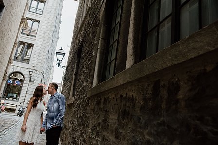 Hotel Nelligan Montreal, Old Montreal Engagement Photo, Montreal Engagement Photo, Montreal Pre-Wedding photographer, Montreal wedding Photographer, Virginie and Calyton's MTL engagement photographer
