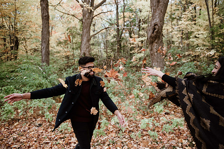 Montreal surprise proposal photographer; Surprise marriage proposal photographer MTL; Chalet du Mont Royal surprise proposal; Harleen and Mehtab's Montreal marriage proposal; John KOO Photography; Kondiaronk Belvedere surprise proposal photographer