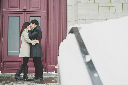 Montreal engagement photo, Montreal prewedding photo