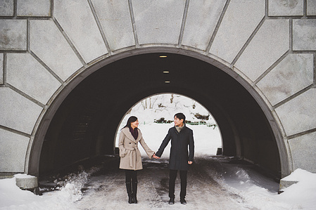 Montreal engagement photo, Montreal prewedding photo