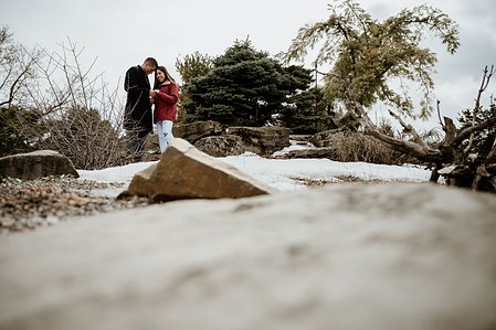 Botanical gardens surprise proposal; John KOO Photography; Lorena and Christian's Montreal surprise proposal photographer; MTL surprise marriage proposal photo; Montreal Botanical Gardens portraits