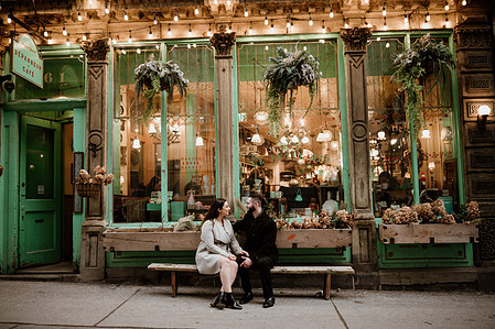 Hana and Nick's Montreal surprise proposal photographer; John KOO Photography; MTL surprise marriage proposal photo; Old Montreal Ferris Wheel surprise proposal; surprise proposal photography Old Montreal
