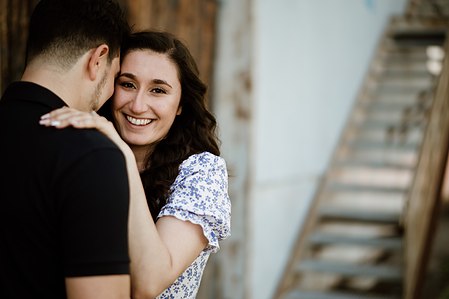 Old Montreal Surprise Proposal; Rebecca and Frank's Montreal surprise proposal photographer; Surprise marriage proposal photographer MTL; Surprise proposal photo in Montreal; surprise proposal photography Old Montreal