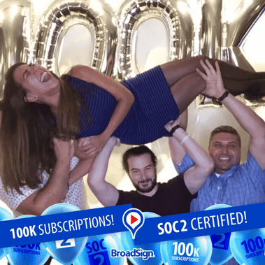 Gif Booth Montreal, animated GIF, Marketing activation, rental, Broadsigns