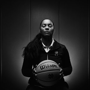 Niele Ivey, Head Coach of Notre Dame Women’s Basketball. 
Oct. 14, 2021