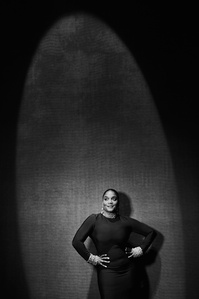 Princess Mhoon, director of Chicago Black Dance Legacy Project at the Reva and David Logan Center for the Arts, in Chicago, I.L. on Aug 16, 2023. (Mustafa Hussain for The New York Times)