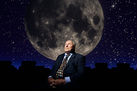 “Houston, we’ve 𝘩𝘢𝘥 a problem.”
 NASA Astronaut Captain Jim Lovell (96), at Adler Planetarium in Chicago, I.L. on Oct. 17, 2024.