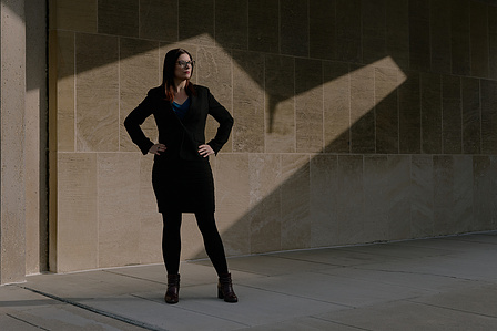 Nicole Hallet, immigration lawyer and University of Chicago law professor in Chicago, I.L. on Feb. 6, 2025. (Mustafa Hussain for The Wall Street Journal)