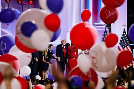 Republican Presidential Nominee Donald Trump speaks at the Republican National Convention in Milwaukee, W.I. on July 18, 2024. (Mustafa Hussain&amp;amp;amp;amp;amp;amp;amp;amp;amp;amp;amp;#x2F;NBC News)