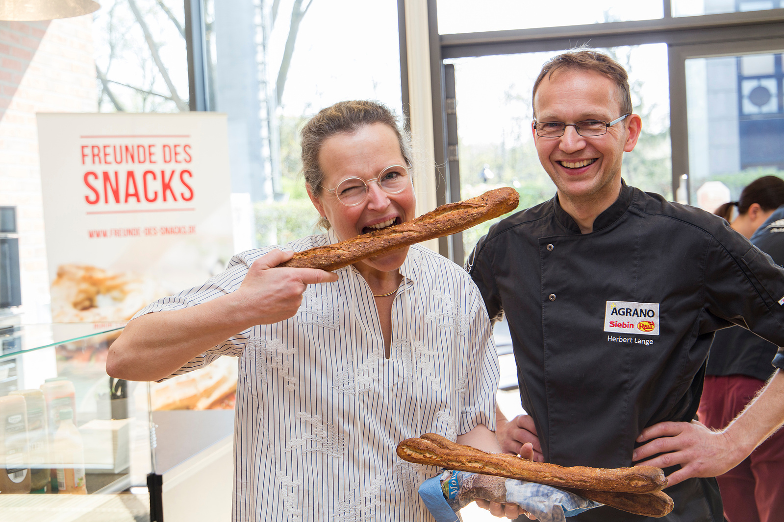 Der Snack ist das Exponat