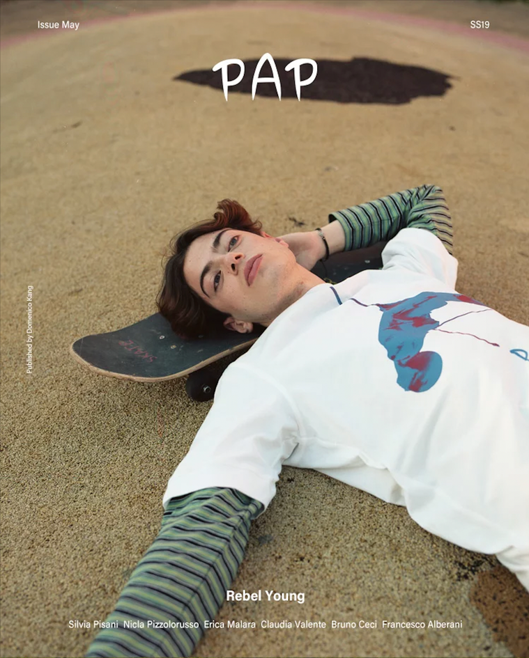 Pap Magazine Issue May SS19, Fashion Editorial Photography by Silvia Pisani, Clothes by Plusquemavie, Ambush, APJP, Vans, OMC, Supreme, Daily Paper, A Cold Wall, Marcelo Burlon Country of Milan, Noovaspace, Adidas and Stussy