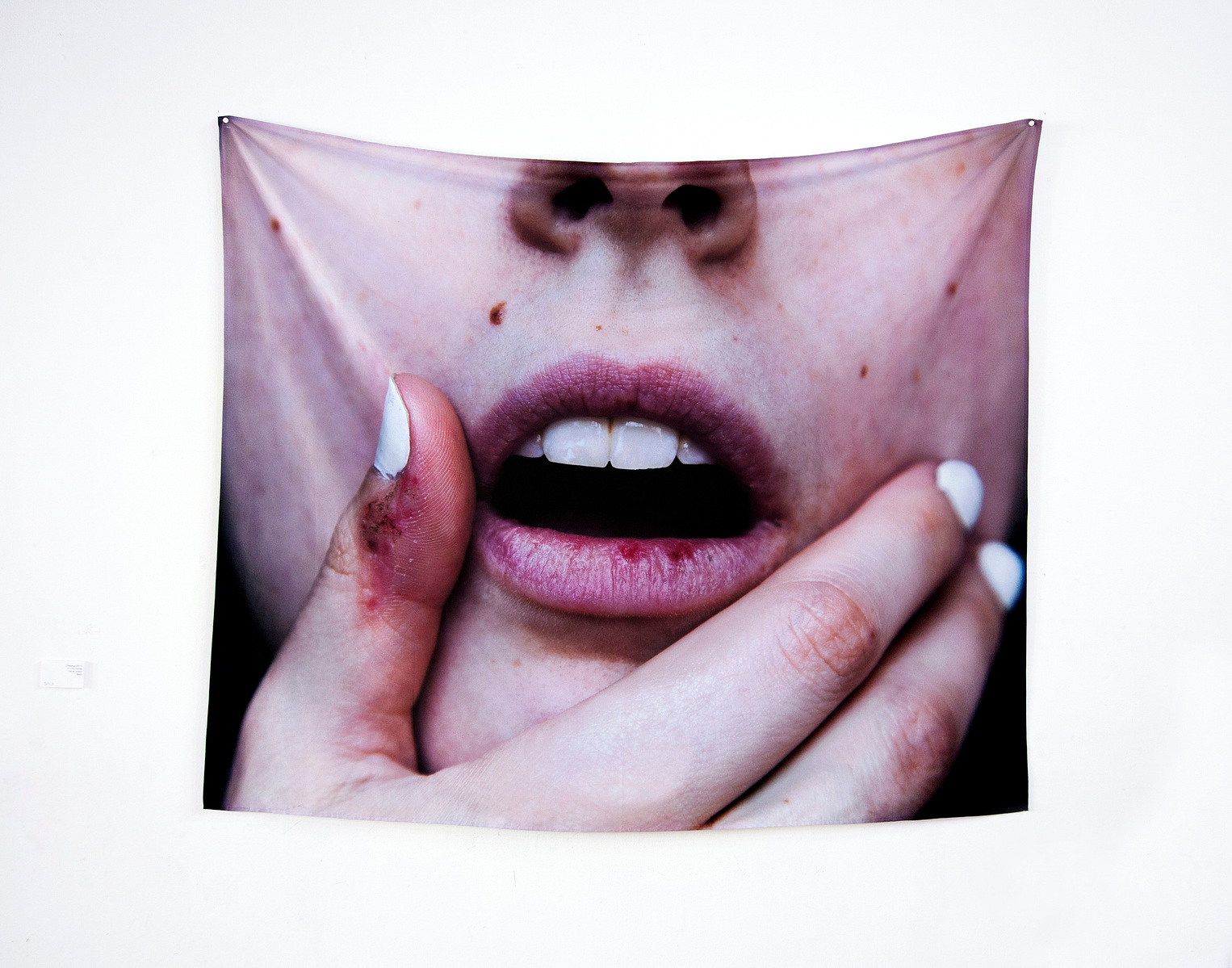 hannah altman, fabric, textile, photograph, photography, self portrait, feminism, body, tapestry