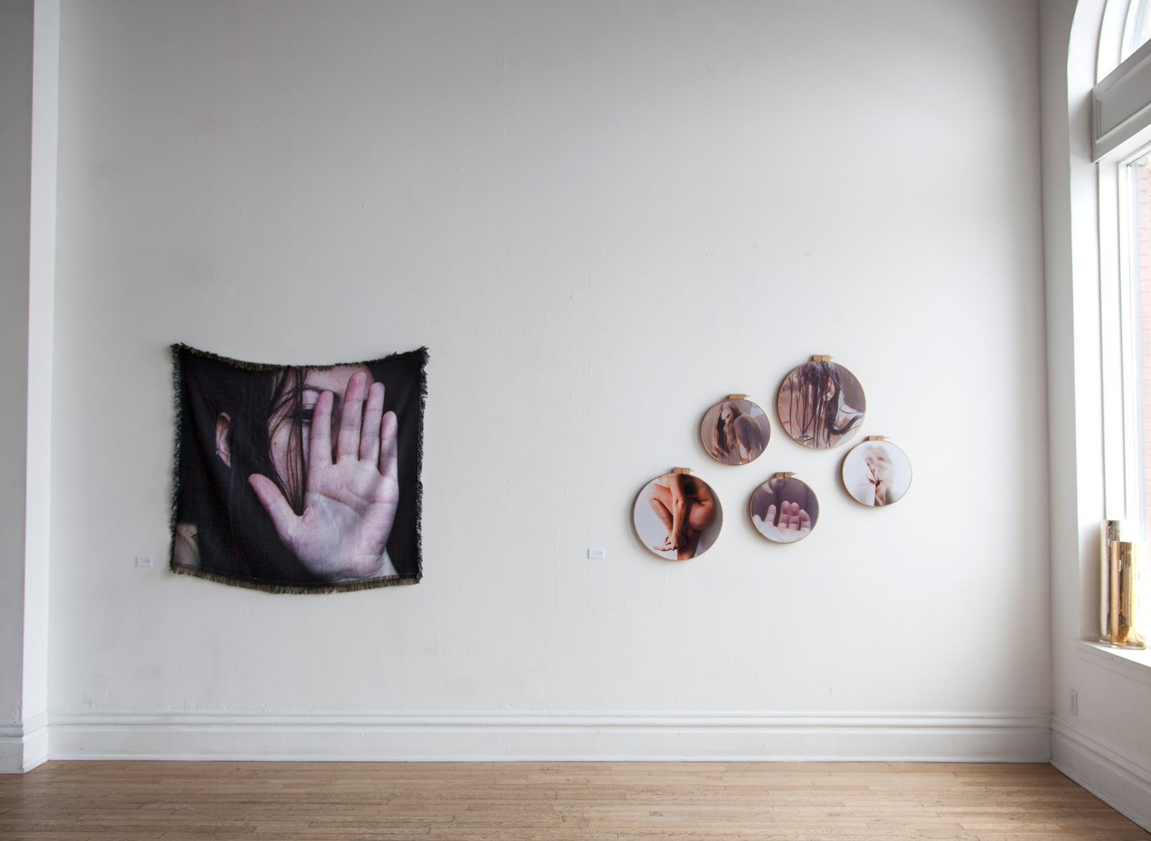hannah altman, fabric, textile, photograph, photography, self portrait, feminism, body, hoop, blanket