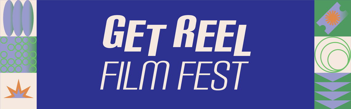 A dark purple-blue header with the white logo branding for 