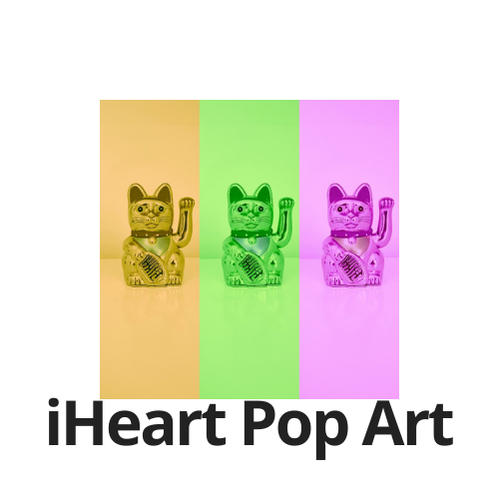 iHeart Pop Art | Pop art and abstract art prints. Digitally designed. Professionally printed
