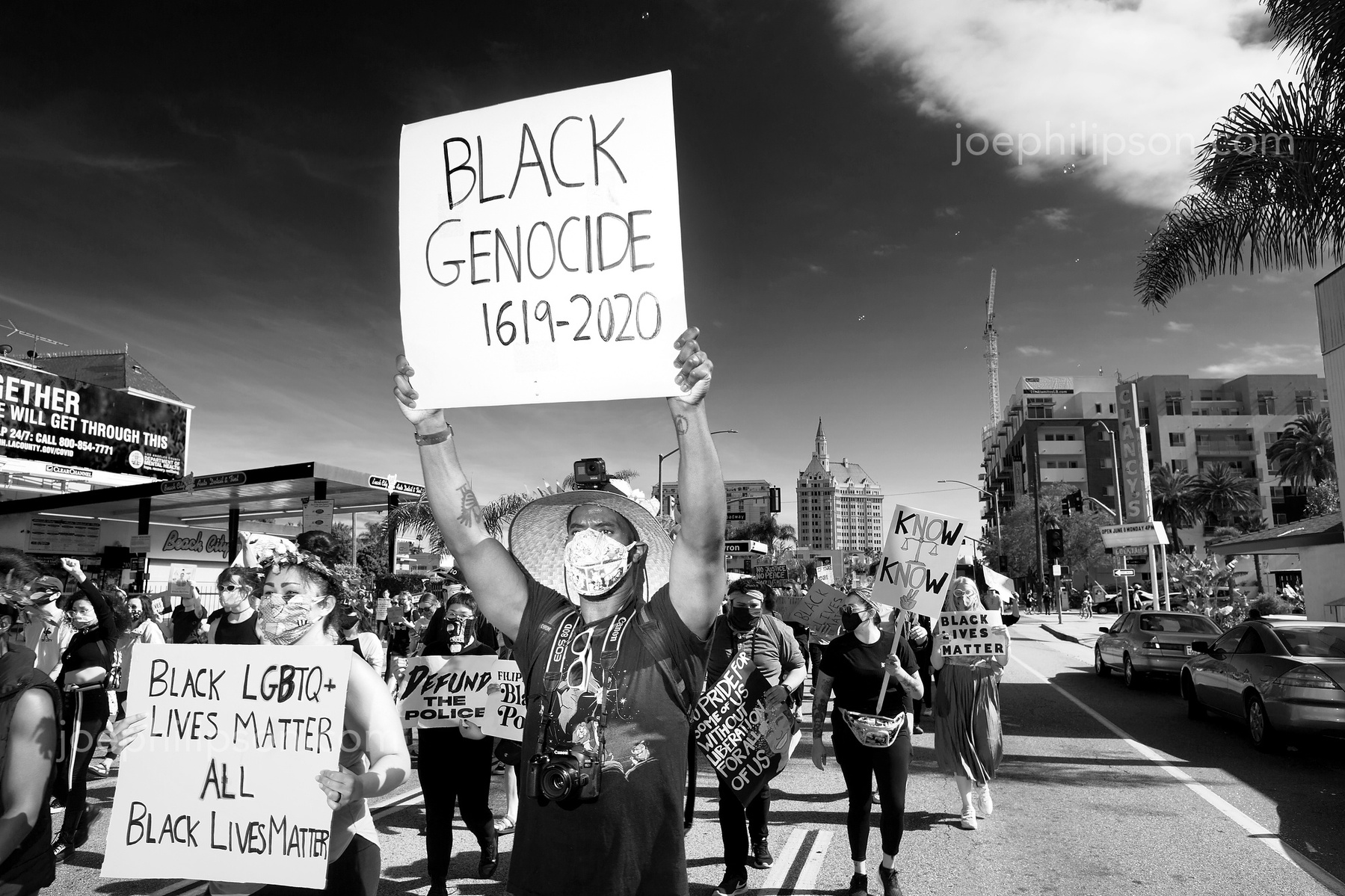 Black Lives Matter, BLM, racial justice, racism, police, police brutality, documentary, journalism, Long Beach, LBC, defund