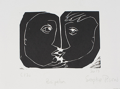 Les linogravures - Gravures par Sophie Pigeon - Artiste Sculpteur à Lacanau France