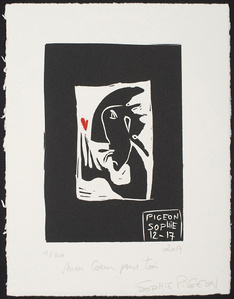 Les linogravures - Gravures par Sophie Pigeon - Artiste Sculpteur à Lacanau France