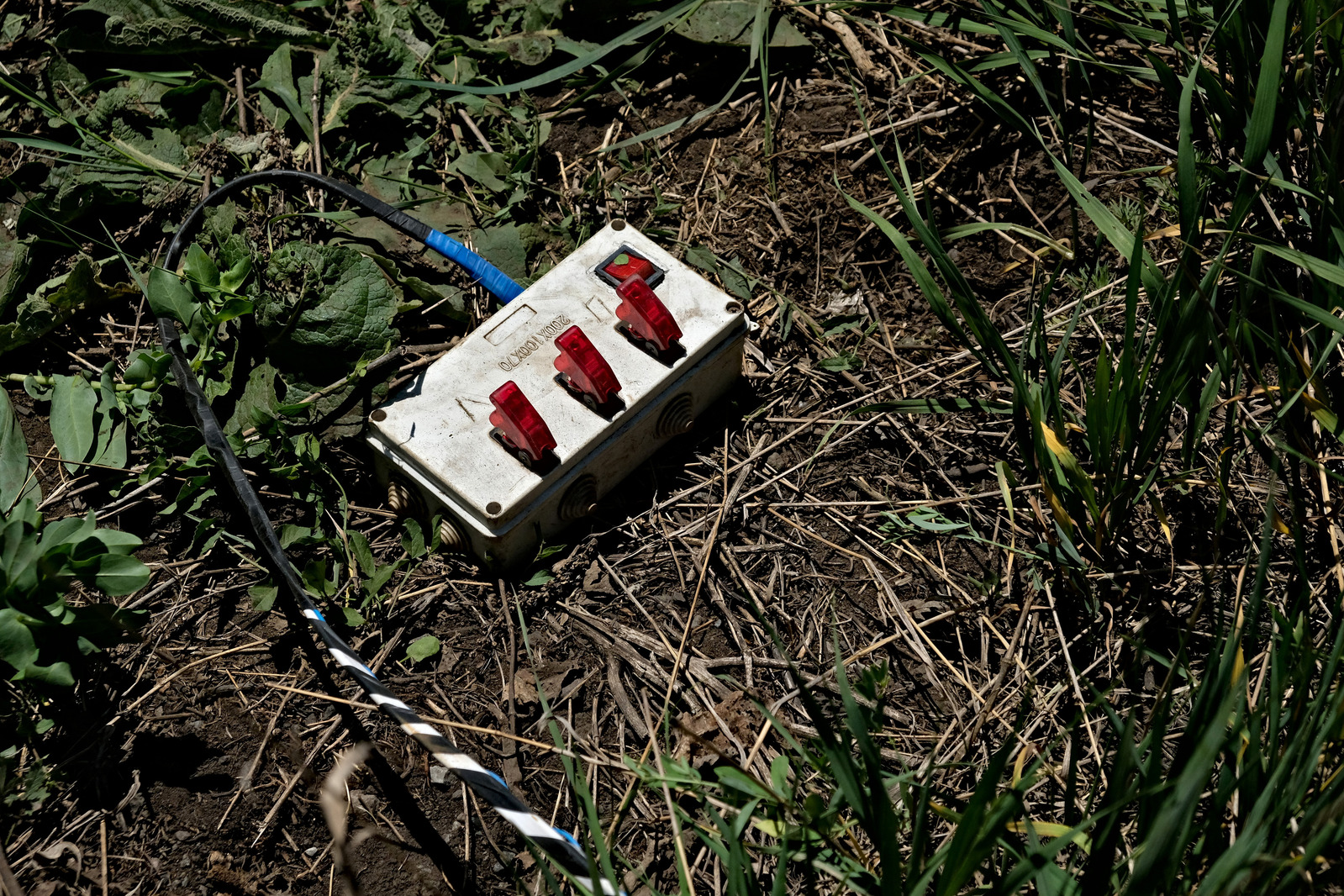 Les commandes de tir juste avant la mise à feu des roquettes. 