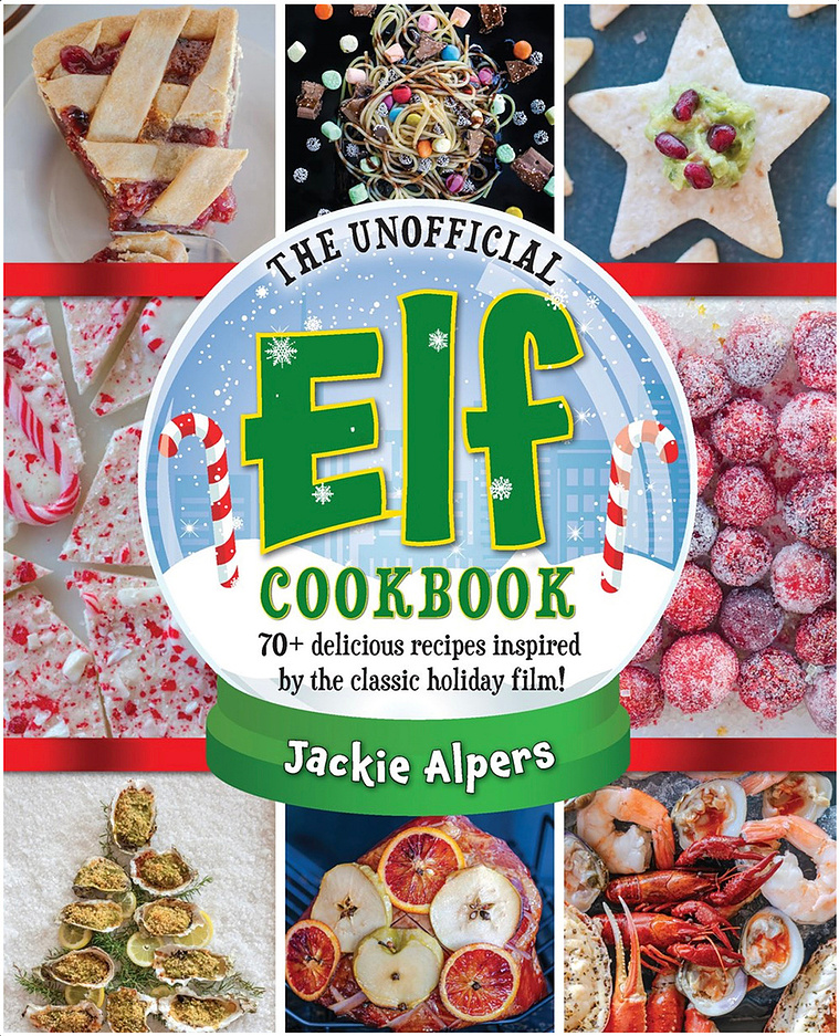 The Unofficial Elf Cookbook by Jackie Alpers. Treat every day like Christmas with recipes inspired by the movie Elf! Available for preorder. Recipes for food from the North Pole to NYC include Buddy's Breakfast Pasta, The Buddy the Elf Cocktail and more! 