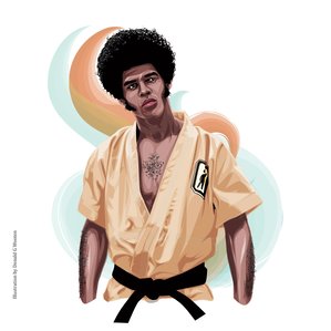 Vector, Illustration, Music, producer, Jim Kelly, Illustrator, Martial Arts, 80s, HipHop