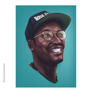 Vector, Illustration, Music, producer, John Singleton, Illustrator