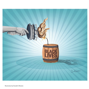Commissioned work for the Washington Post, Graphic Design, political illustration