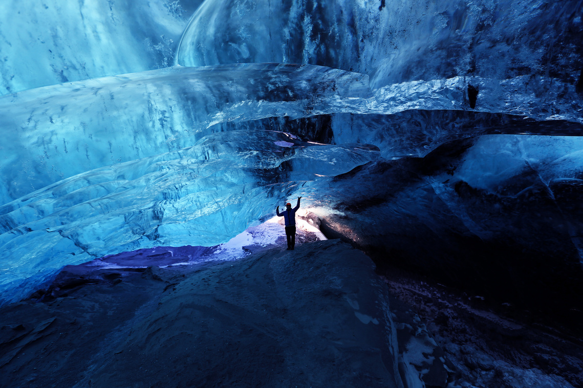 Iceland, Ice caves, Vatnajokull,