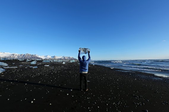 Iceland, Jokulsarlon, Vatnajokull,