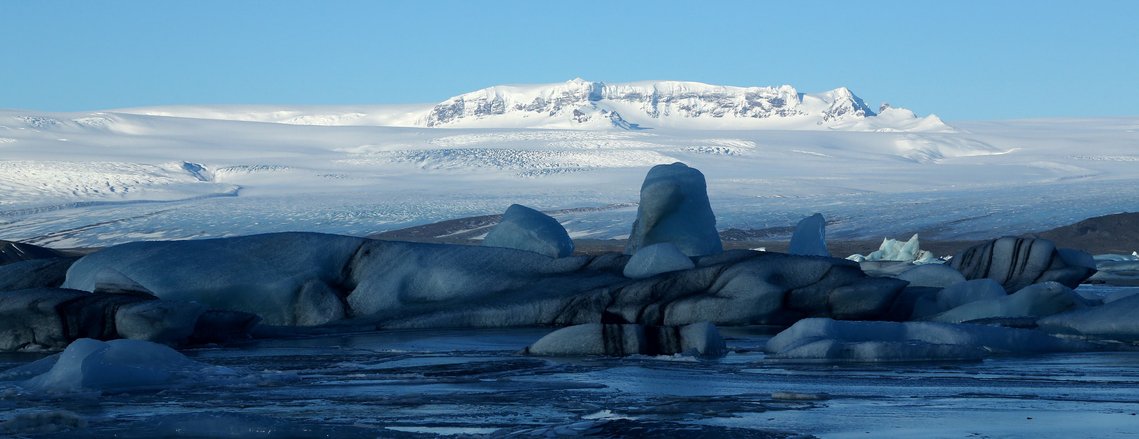 Iceland, Jokulsarlon, Vatnajokull,