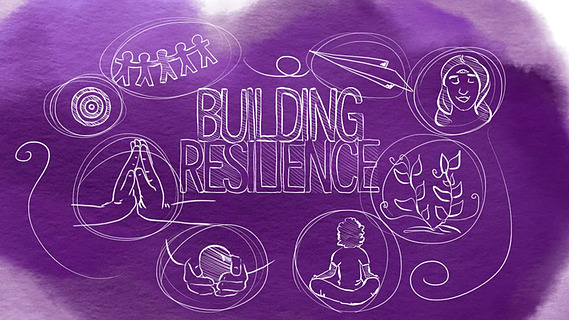 Building Resilience Illustration in Purple and White for GoDaddy Blog
This illustration features a building resilience theme, created entirely in purple and white with an organic feel, designed for the GoDaddy blog.