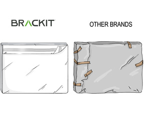 Illustration comparing two mattresses and their covers, highlighting differences in quality. This SEO-optimized image emphasizes the superior fit, material, and durability of the higher-quality mattress cover.