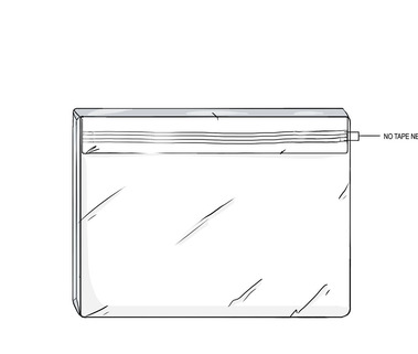 Final product illustration of a perfectly fitted mattress cover. Used as a storyboard for product sales.