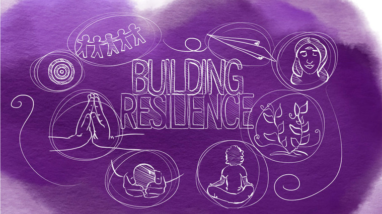 A vibrant purple multimedia illustration, combining watercolor and digital techniques. Perfect for GoDaddy's editorial and blog content, showcasing the power of creative design and technology.