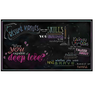 Discover Ainsley Ashby’s vibrant full-color illustration mimicking chalkboard art, illustrating the thought flow of a specific category. Created for the Toronto Star, this editorial artwork enhances visual storytelling and engagement.