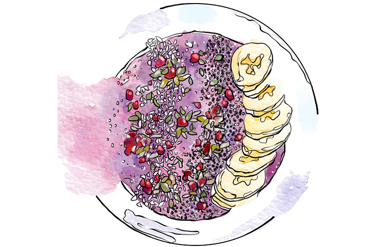 Health and wellness illustration services focusing on food and beverage illustrations for publishing, restaurants, and marketing purposes, enhancing everything from restaurant menus and packaging to corporate product lines.