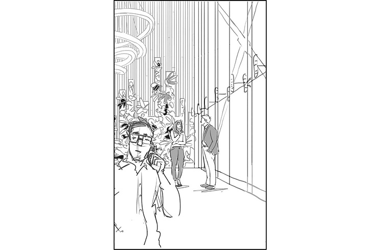 Entertainment, media, and comics illustration services focusing on live event sketching for public and private occasions, capturing the emotions, interactions, and atmosphere that make your event truly special.