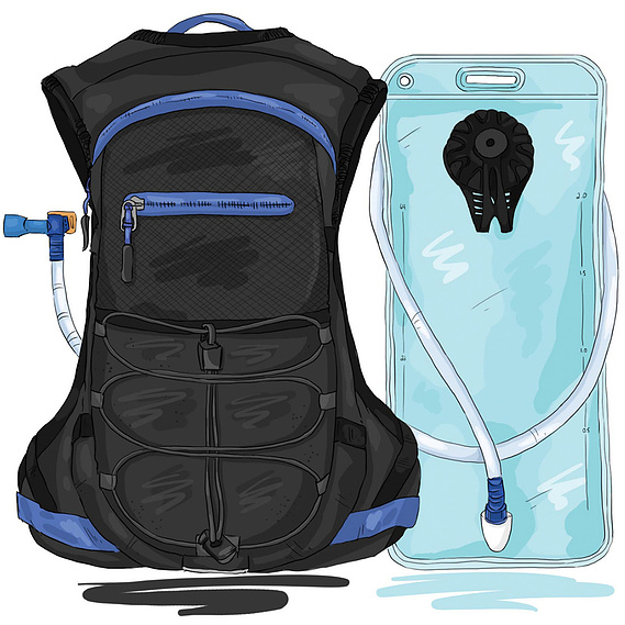 Illustration Showcasing a Unique Blend of Loose Line Work, Precision Linework, and Light Coloring Style – Ideal for Detailed Product Illustrations.