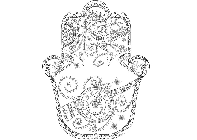 A unique black and white mandala coloring book illustration, designed for mindfulness and relaxation. This engaging artwork is perfect for publishing and corporate wellness programs, promoting mental health and well-being.