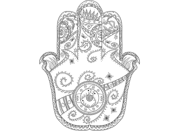 A unique black and white mandala coloring book illustration, designed for mindfulness and relaxation. This engaging artwork is perfect for publishing and corporate wellness programs, promoting mental health and well-being.