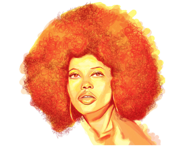 A vibrant orange portrait of Diana Ross, capturing her iconic beauty and powerful presence. This realistic illustration is perfect for music, entertainment, and publishing, celebrating her influential legacy.


