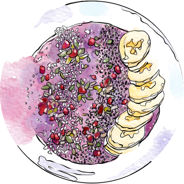 Health and wellness illustration services, featuring lifestyle, science, medical, and food & beverage illustrations, creating engaging visuals that promote well-being and healthy living.