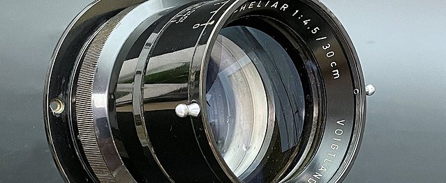 バイヤー厳選用品 Voigtländer wetplatedreams - F4.5 300mm Heliar Universal 大判、中判カメラ用