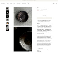 product description, e-commerce content, showroom setup, photo and video for Kurieto tableware