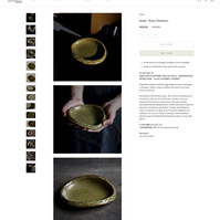 product description, e-commerce content, showroom setup, photo and video for Kurieto tableware