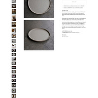 product description, e-commerce content, showroom setup, photo and video for Kurieto tableware