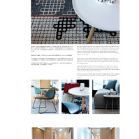 text editing and website building for interior design service