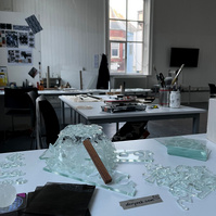7.2 on 14.02.2023 | float glass sculpture object | doryeek